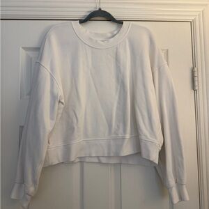 White Crewneck Sweatshirt